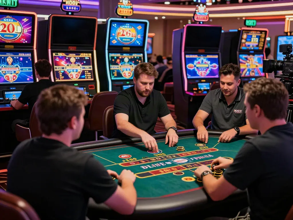 ku88 online casino players engaging in live dealer games with vibrant graphics.
