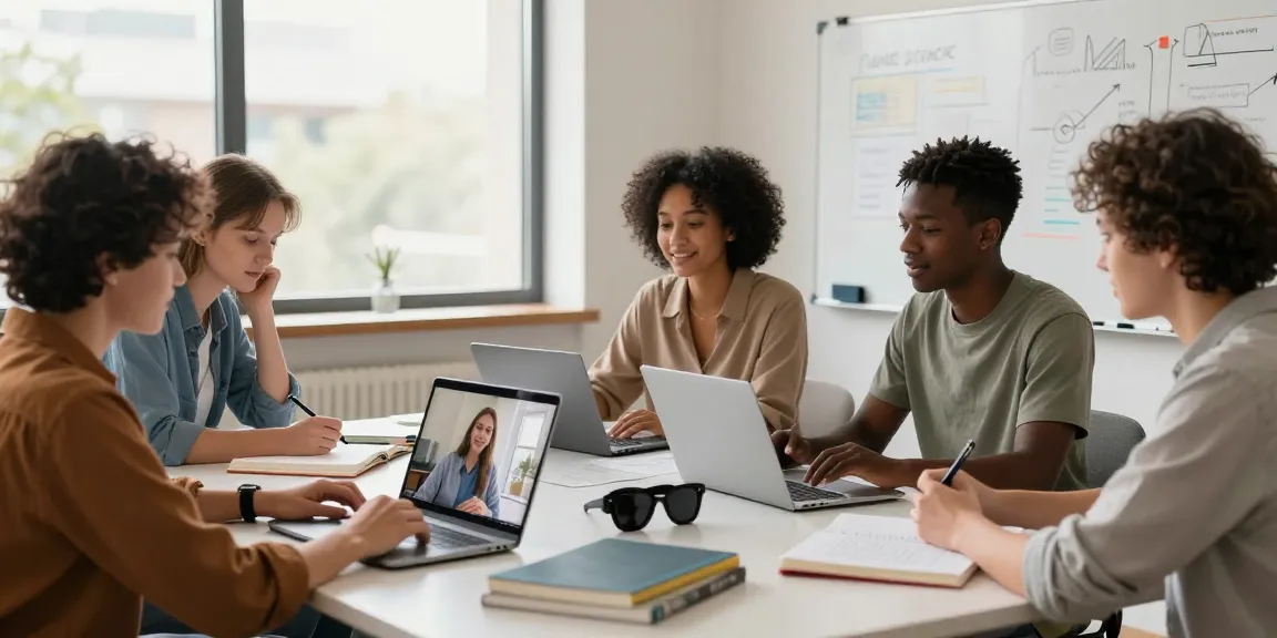 Engaging online ABA courses in a collaborative setting with diverse professionals.